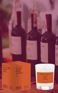 Bougie Armagnac - notes de safran, cuir
